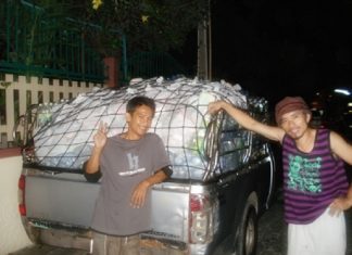 Predee on left with Preda on right.